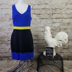 Cynthia Rowley Racer Back Striped Dress